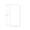 Skutchi Designs 33.5 in W, 69.5 in L, 29 in H, Engineered Wood Top, Grey HAR-AREC-34X70-DOU-XD01 - alternate 3